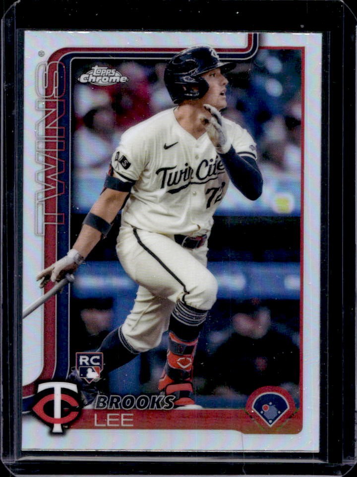 2025 Topps Chrome Brooks Lee RC Refractor Rookie #234 Twins