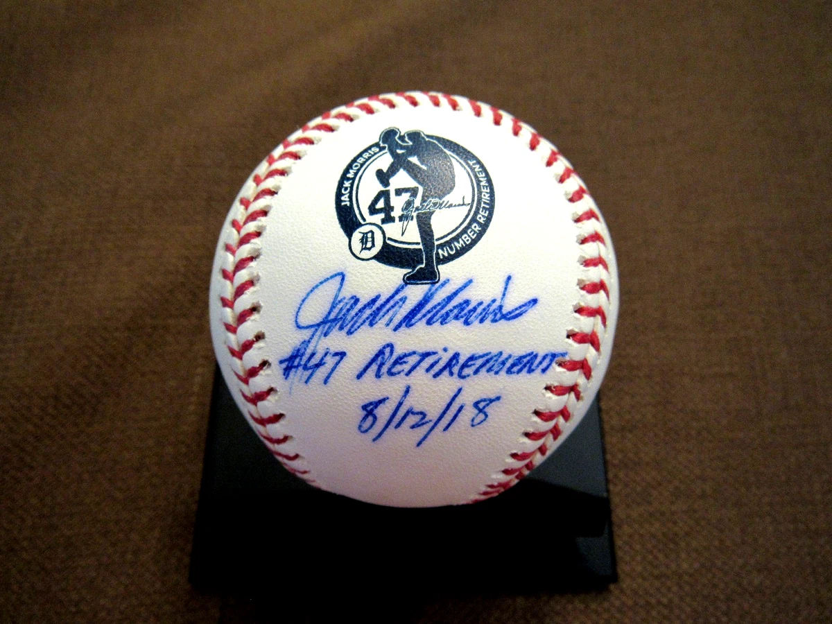 Jack Morris Original Autographed Baseball MLB Balls for sale | eBay