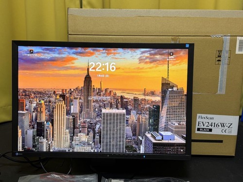 EIZO EV2416W-ZBK Monitor 24 inch Used - 第 3/8 張圖片
