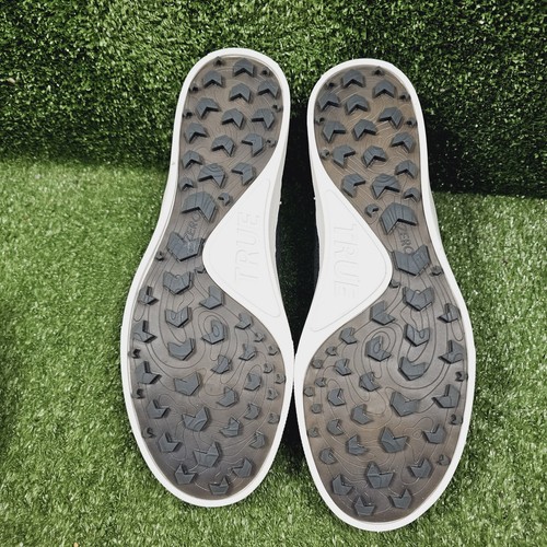 True Linkswear Eco Knit Black Athletic Golf Spikeless Sneakers Mens Size 11.5 - Picture 8 of 10