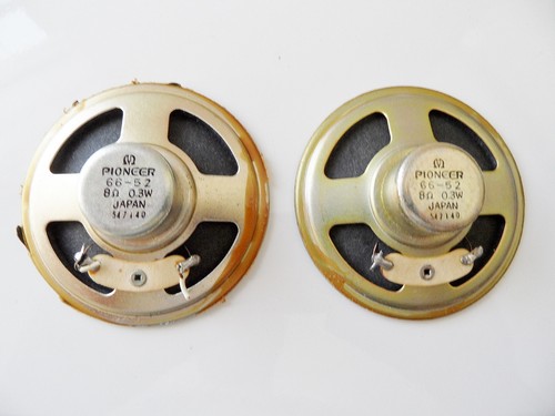 KLEINER LAUTSPRECHER HP SPEAKER PIONEER 66-52/8 Ohm/0,3W LAUTSPRECHER BOOMBOX RADIO.. - Bild 1 von 3