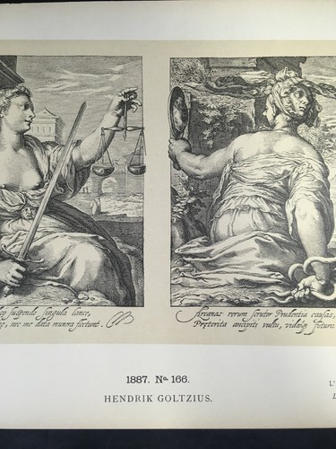 Hendrik Goltzius Reproduction Black & White Art Print 11.5" x 8.5" Myths - Picture 3 of 10