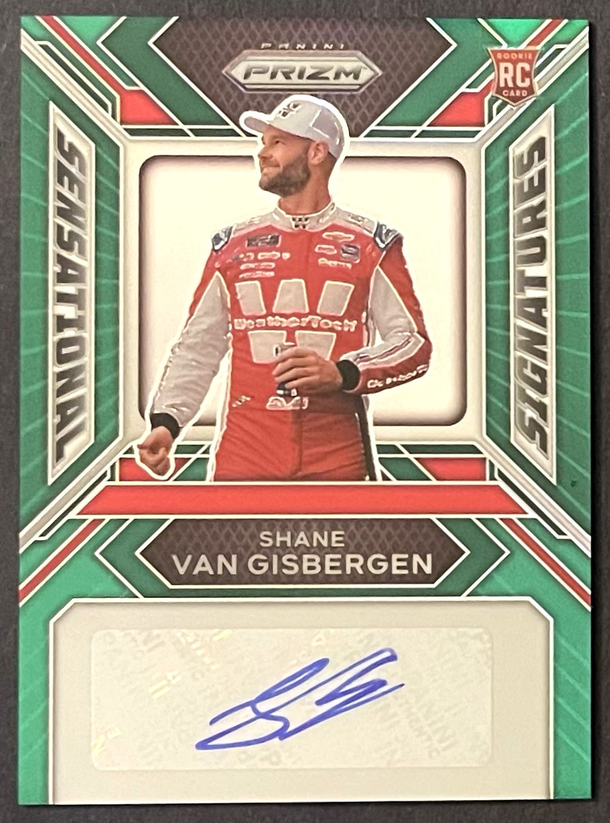 Shane Van Gisbergen AUTO GREEN Sensational Signatures #SS-SVG 2024 Panini Prizm
