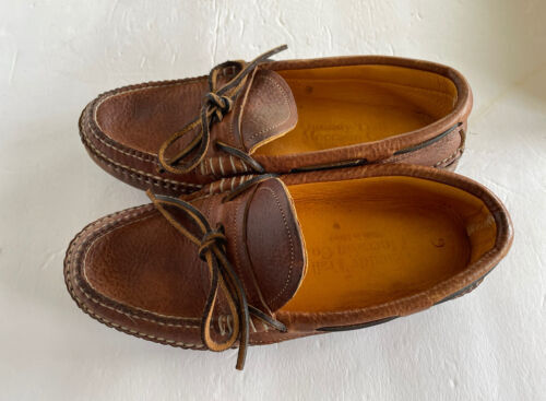 QUODDY TRAIL MOCCASIN  size7 25㎝ QUODDY TRAIL MOCCASIN ''BLUCHER'' (BROWN LEATHER) – THE