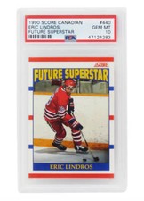 Eric Lindros 1990 Score Canadian Future Superstar #440 RC Rookie PSA 10 GEM MINT