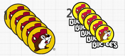 BUC EES 5 PC Hq Weatherproof Sticker Set