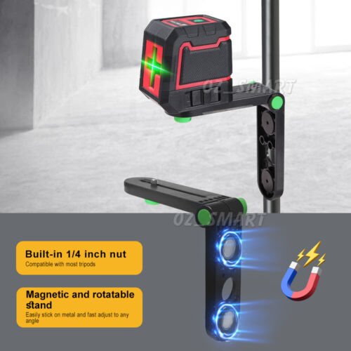 Green Beam Cross Line Laser Level Self Leveling Home DIY Level IP54 Water Resist - Picture 7 of 11