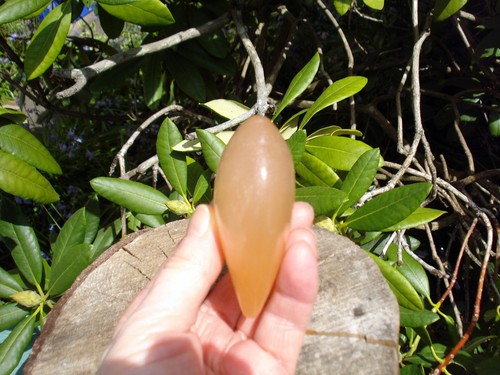 Orange Selenite LARGE Heart -The Happiness Gemstone-Joy 2nd Chakra! - Picture 6 of 6