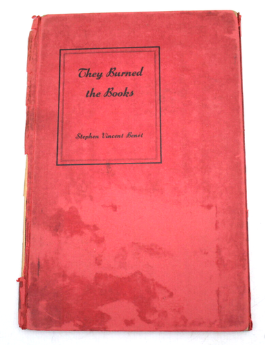 1st Edition 1942 Benet They Burned The Books 25pg Farrar & Rinehart NY New York - Picture 1 of 9