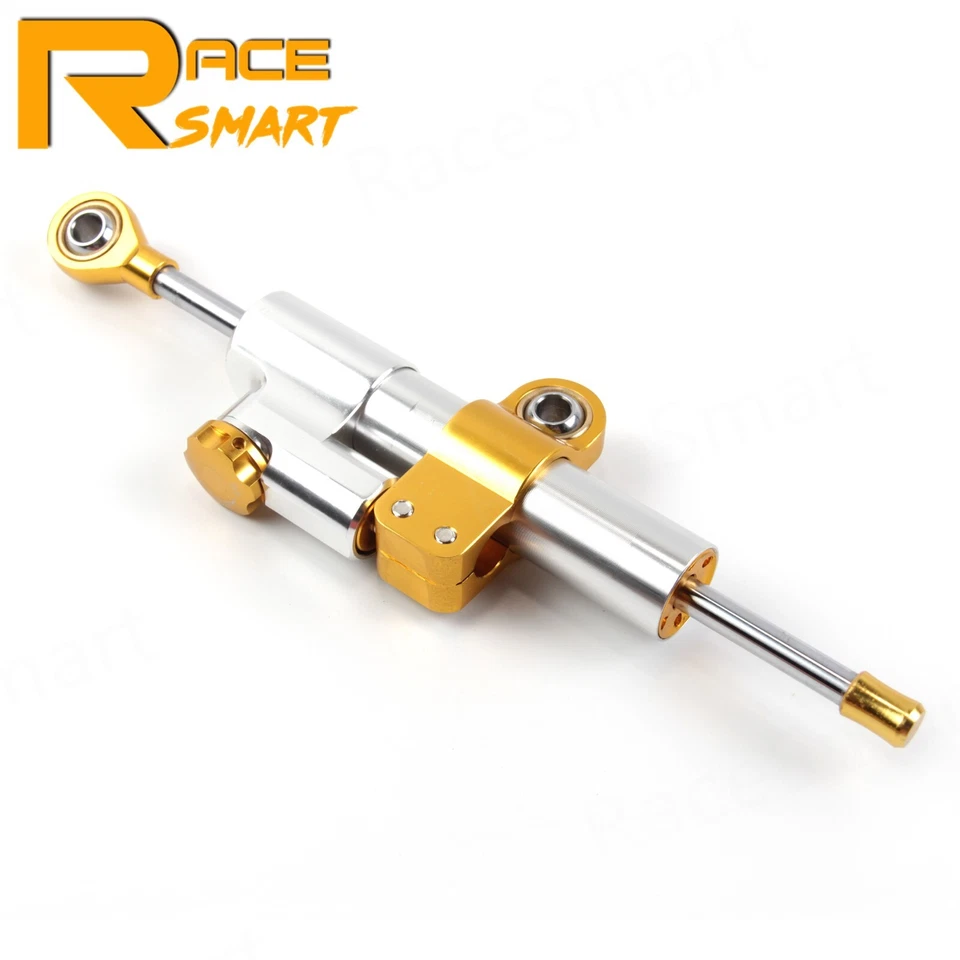 Amortiguador de dirección CNC + soporte para Suzuki Hayabusa GSX1300R 1999-2020 Foto 3 de 4