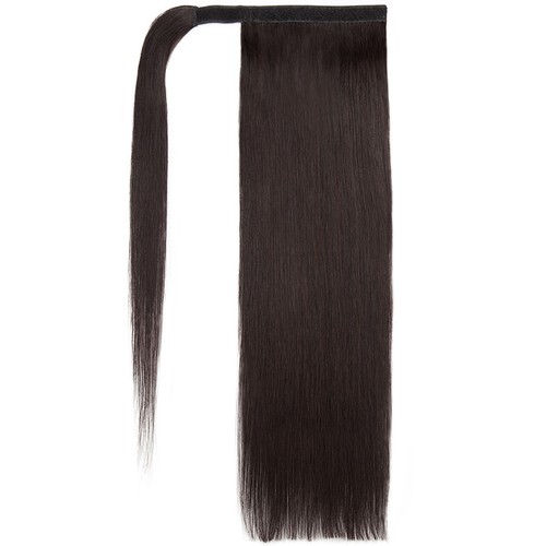 Thick Ponytail Extension Clip In 100% Remy Human Hair Wrap Around Onepiece 22" - Picture 19 of 39