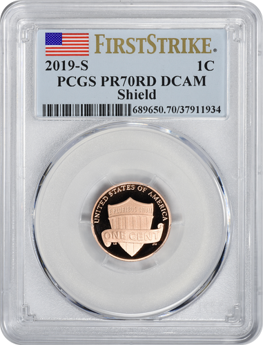 2019-S Lincoln Cent PR70RD DCAM PCGS PR70 Red Deep Cameo First Strike - Picture 1 of 2