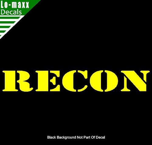 Recon Reconnaissance Military Combat Marines High Quality Die Cut Vinyl Decal - Bild 20 von 20