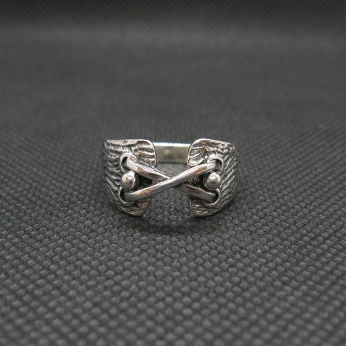 Stylish Handmade Sterling Silver Ring Genuine Solid Stamped 925 Empress - Picture 8 of 12