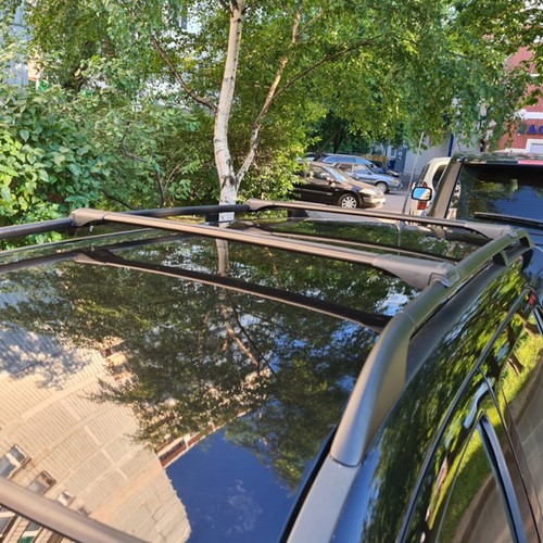 Roof Rack Cross Bars to Volvo V70 Wagon/Estate 1996-2000 Black Set 2 Pcs - Picture 16 of 20
