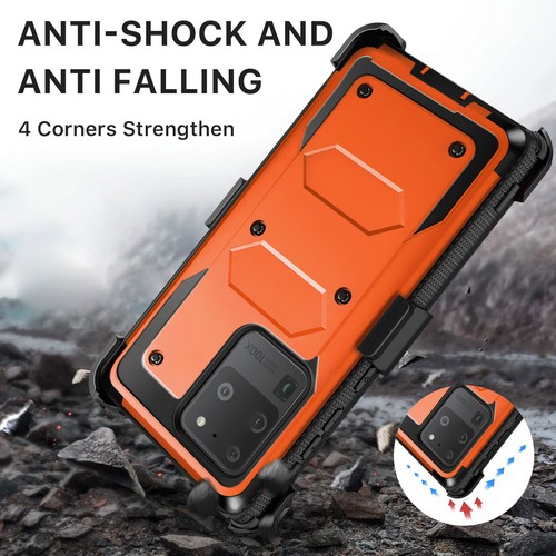 Funda híbrida a prueba de golpes con clip para cinturón para teléfono Samsung S20+/S20 FE/S20 Ultra - Imagen 12 de 54