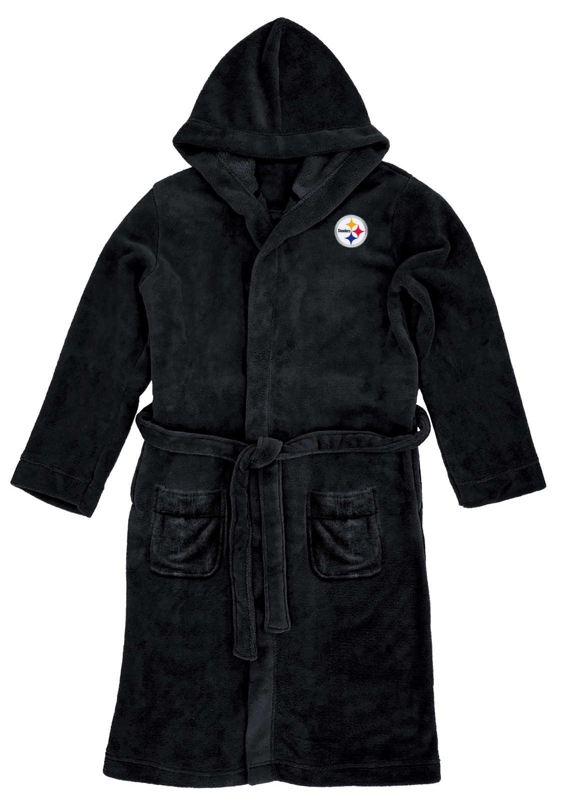 Мужской шелковый халат с капюшоном Pittsburgh Steelers из Северо-Западной НФЛ, 26 x 47