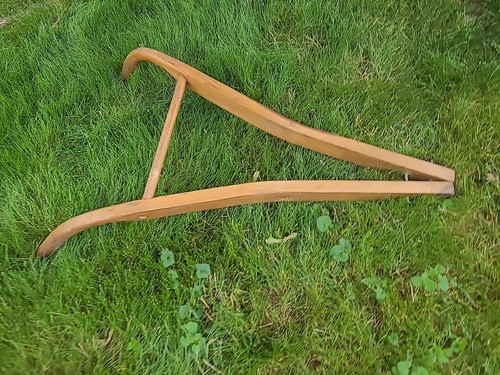 Paar Eiche kleine Gartenfarm Pfluggriffe 39" lang. Pferd gezogener oder Schubpflug (E7) - Bild 21 von 21