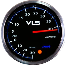 Revel VLS II 52MM Analog Boost Guage Up to 45 PSI - Boost Sending Unit Included