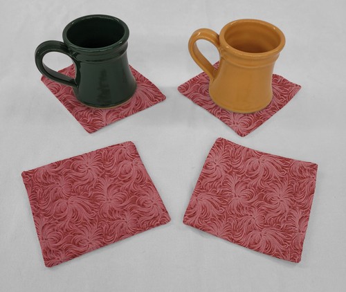 Breezy Swirl Cloth Coasters - Picture 7 of 9