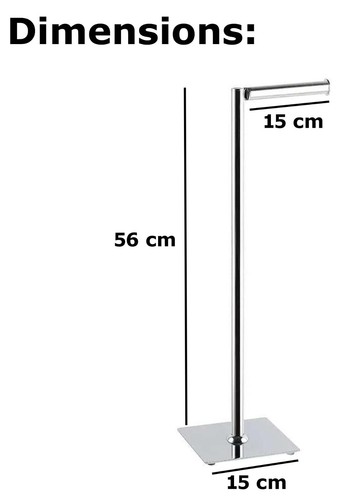 Toilet Paper Roll Holder Stand With 5 Loo Rolls Storage Free Standing Swivel - Picture 10 of 54