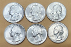 Lot of 6 Early Washington 25C - High Grade - Estate Find