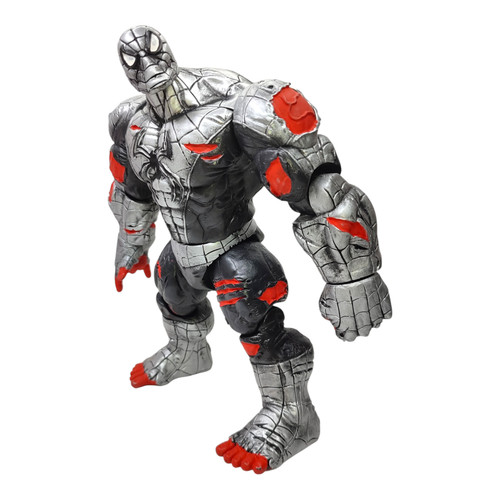Spider-man Red Hulk mashup Mexican hard plastic Toy Figure Marvel Thaddeus E - Picture 10 of 16