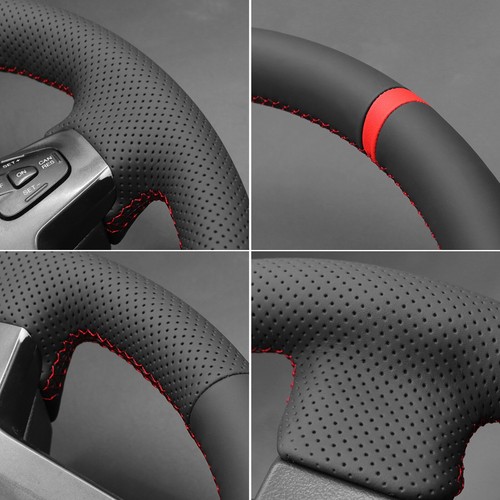 MEWANT Hand Stitch PU Leather Steering Wheel Cover for Ford Ranger 2011-2015 - Picture 7 of 10
