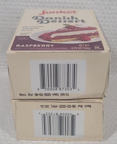 Junket Danish Dessert Raspberry Mix - for Raspberry Pie Filling 2 Pack Of 4.75oz - Picture 3 of 4