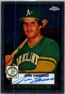 2021 Topps Chrome Platinum Anniversary #PA-JC Jose Canseco Autographs