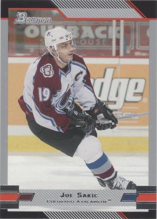 2003-04 Bowman Draft Picks - Joe Sakic #19 - 1 of 1