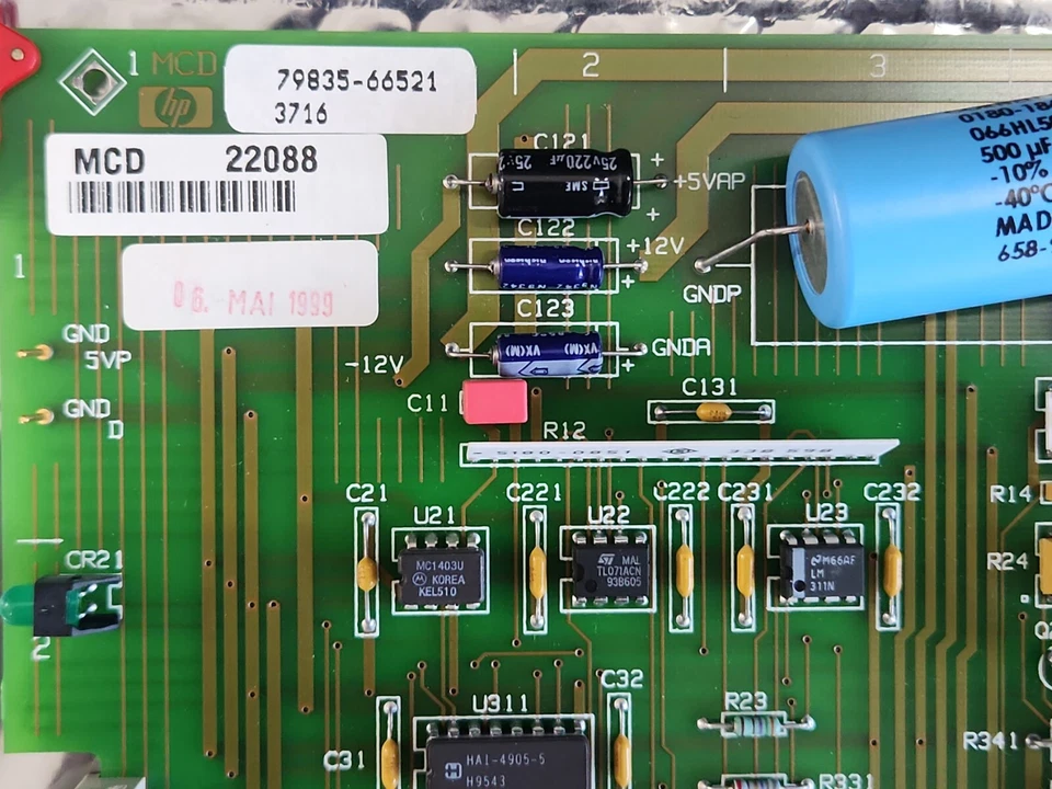 *USADO* Placa de circuito HPLC Agilent HP 79835-66521 HP1090 ⚡️🇺🇸 ENVÍO Foto 2 de 4