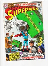 SUPERMAN COMIC #182   D.C. "SILVER AGE 1ST SILVER AGE TOYMAN