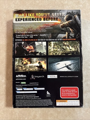 Call of Duty: World at War - PC DVD Game - Manual Included with Small Box - Picture 2 of 8