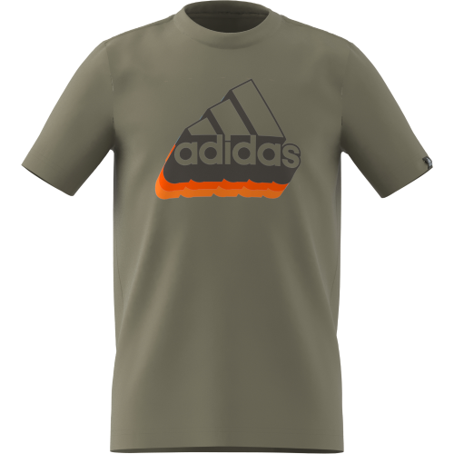 ADIDAS BADGE OF SPORTS RETRO TEE JR T SHIRT MAGLIA A MANICA CORTA DA BAMBINO - Foto 2 di 4
