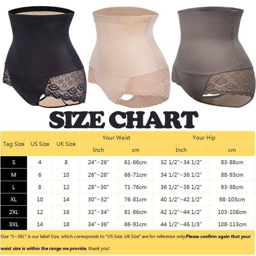 Women‘s Body Shaper Tummy Control Butt Lift Panty High Waist Shapewear Underwear - Picture 17 of 21