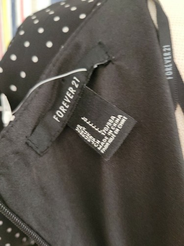 NWT Forever 21 black and white dress, size L - Picture 6 of 6