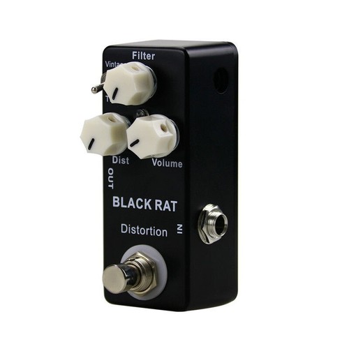 Mosky Black RAT Distortion Guitar Effects Pedal LM308 Chip based on ProCo RAT - Picture 6 of 6