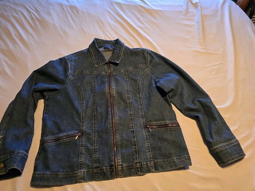 Westbound Jeansjacke Reißverschlusstaschen & Verschluss XL - Bild 1 von 8