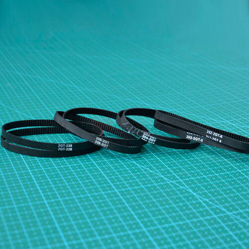 200-294mm 2GT Synchronous Wheel Close Loop Cogged Gear Rubber Timing Pulley Belt - Bild 1 von 3