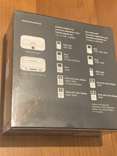 New Apple Universal Dock for iPod MA045G/B White with dock inserts + - Picture 3 of 8