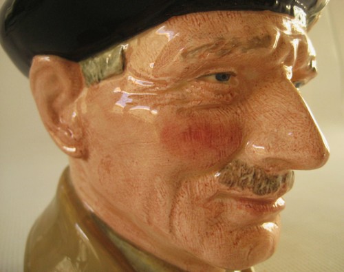 ROYAL DOULTON Toby Jug of MONTY WWII Field Marshal - LARGE 6-1/4" - 1st Quality - Picture 19 of 21
