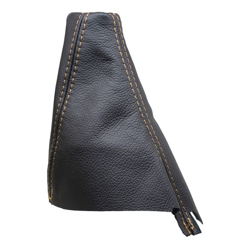 LAND ROVER DISCOVERY 3 RL3 (04-09) Cuffia Leva Cambio Pelle - Cuciture Beige - Picture 1 of 2