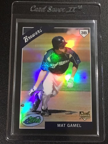 2009 eTopps #20 MAT GAMEL Rookie RC ⚾ Brewers #026/999 In-Hand ⚾FREE SHIP⚾️ - Picture 1 of 2