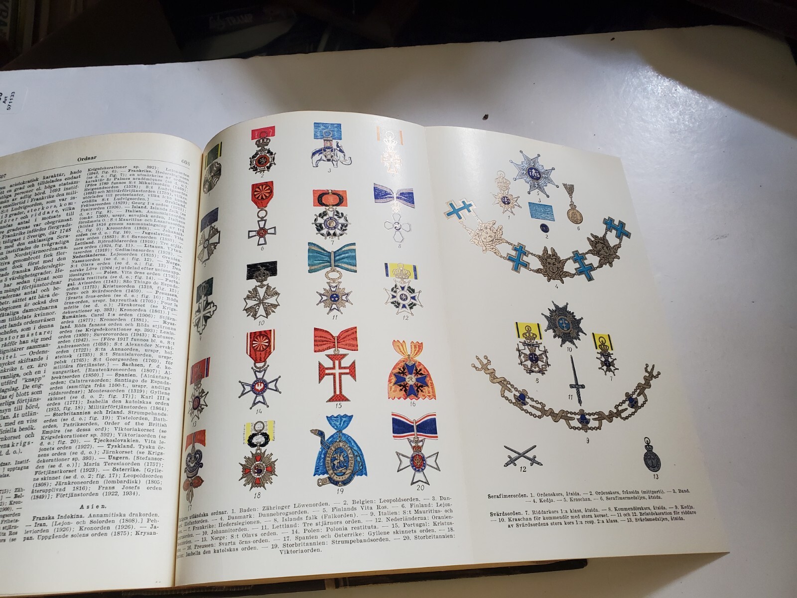 Bonniers Conversations Lexicon Volume X 10 Stockholm Sweden Swedish 1949