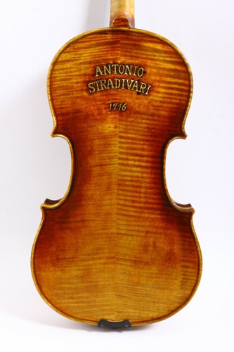 Master 4/4 violin Handmade Antonio Stradivari 1716 model Violin free bow case - Picture 4 of 10