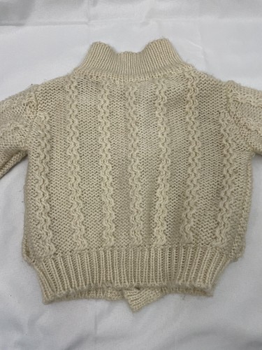 Great Gear Vintage Button-up Hand-Knit Sweater Girl’s Size 5 - Picture 8 of 12