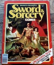 1981 Warren Presents #13 Sword & Sorcery Comix dragonslayer