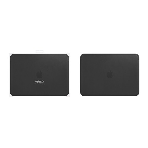 Genuine Brand New Apple Macbook 16" Leather Sleeve Black - Picture 3 of 3