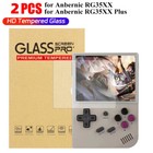2PCS Tempered Glass Screen Protector For Anbernic RG35XX RG35XX Plus / RG35XX H